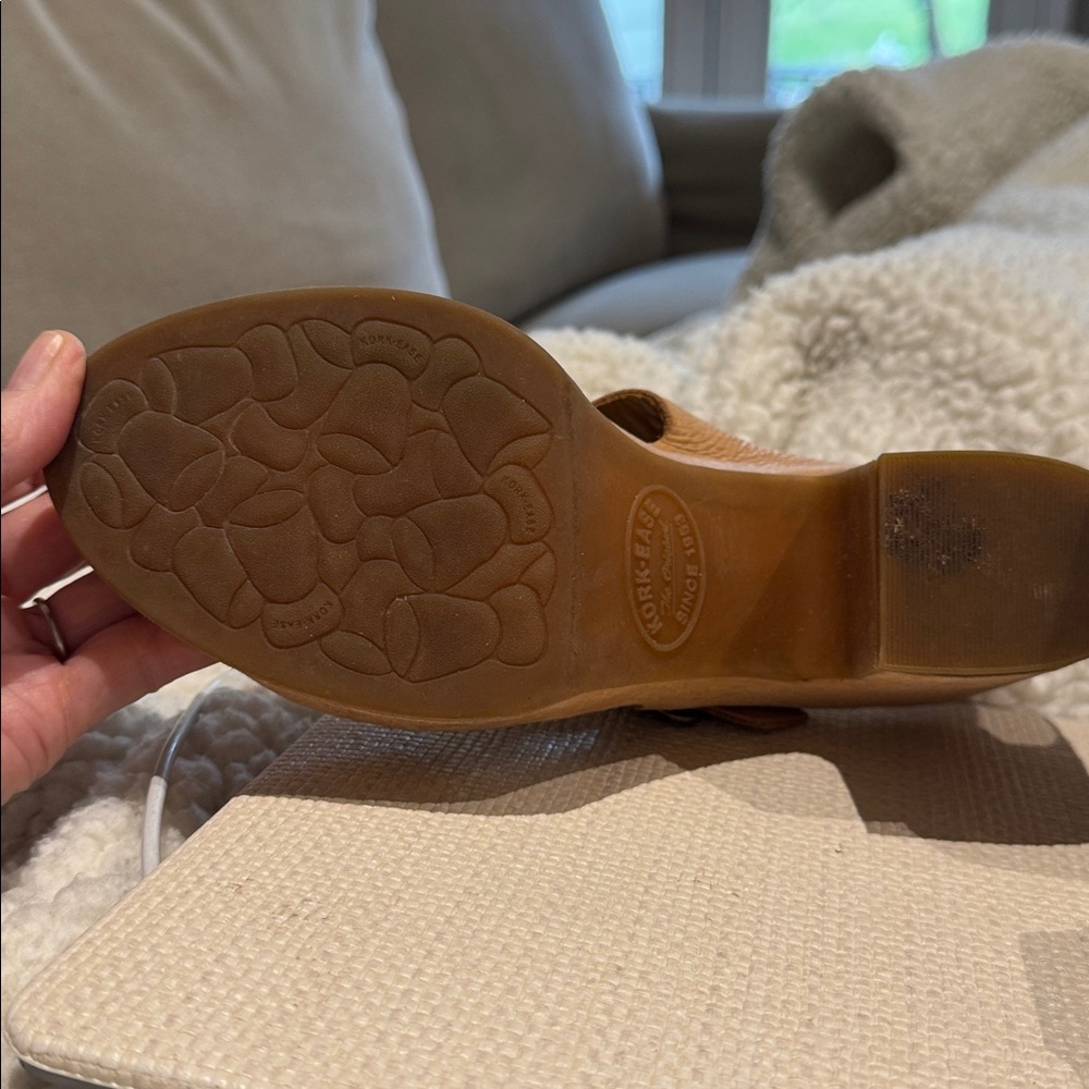 Kork Ease San Carlos Heels in tan natural Terra sz 7 $210 - Picture 8 of 8